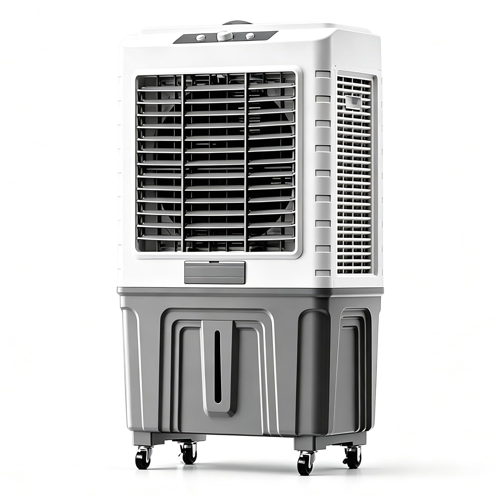 WNGJZZYC Evaporative Air Cooler Portable Air Conditioner, 3-in-1 Swamp Cooler, with 120° Oscillating, 3 Wind Speeds, Outdoor air Conditioner for Bedroom Home Office(H 95cm)
