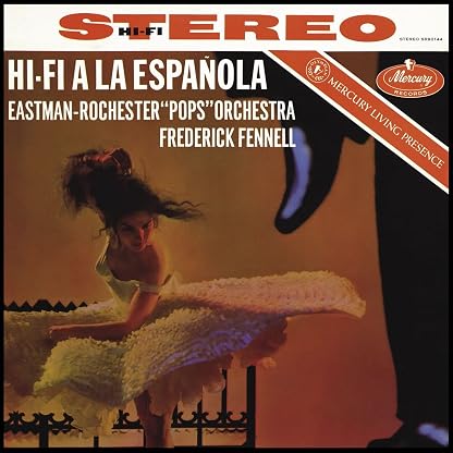 Hi-Fi A La Espaňola And Popovers (Masterização Half-Speed) por Frederick Fennell/Eastman-Rochester "Pops" Orchestra, capa do álbum