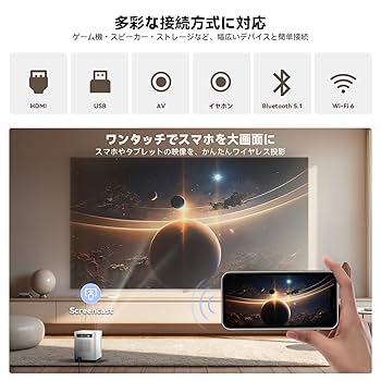 Amazon.co.jp: FPDプロジェクター【公式Netflix認定】1080Pフル