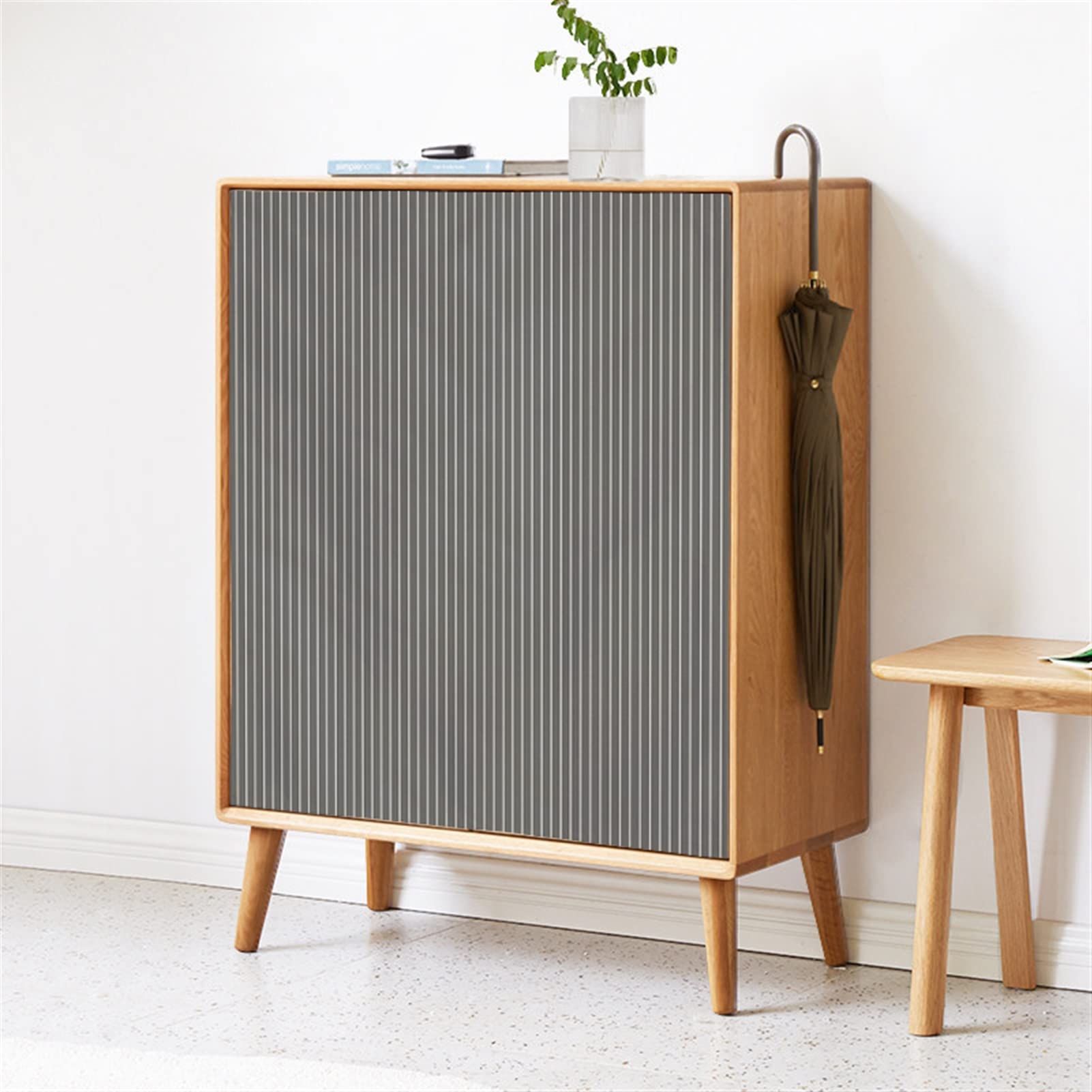 Rideau Placard Accordeon Anti-Poussière, Rideaux De Fenêtre Pour