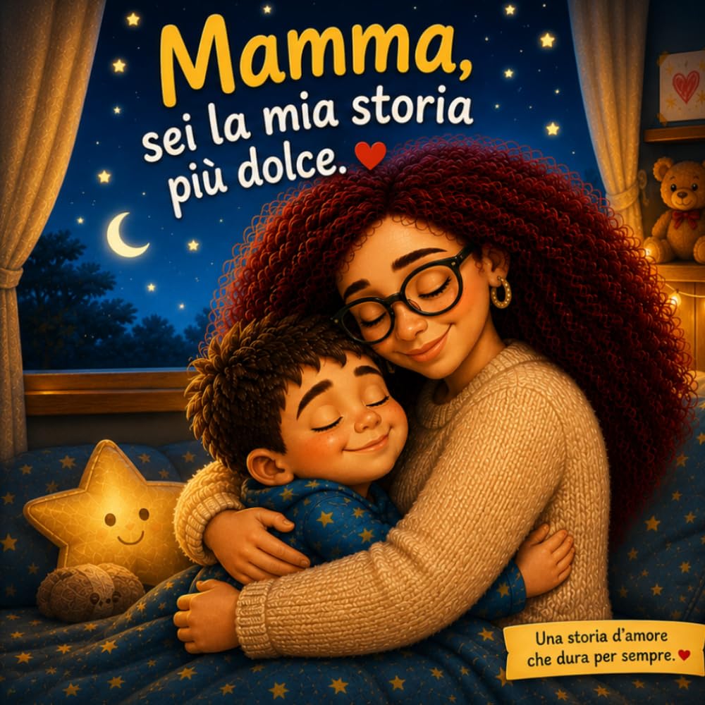 Mamma, sei la mia storia più dolce: Una dolce storia illustrata per bambini sull’amore tra mamma e figlio – regalo perfetto per la Festa della Mamma e lettura della buonanotte