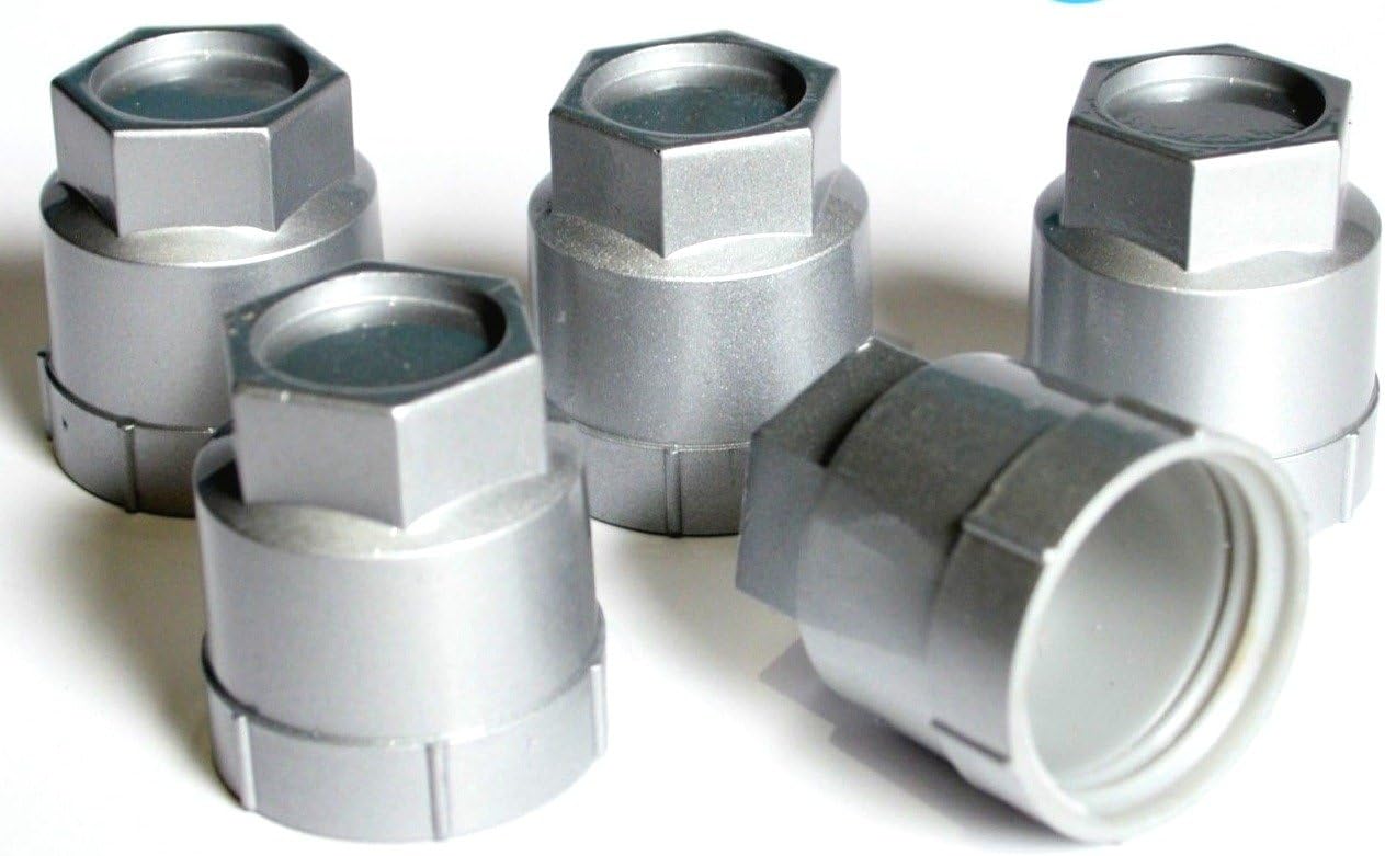 Set of 20 New Silver Screw on Wheel Lug nut Covers for 82-92 Chevrolet Camaro z28 RS IROC Pontiac Firebird Trans Am Formula GTA