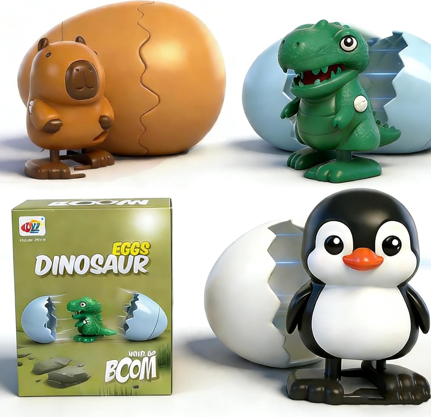 Azazaza Wind-Up Surprise Eggs, Easter’s Latest Gift Wind-Up Animal Hatching Surprise Egg