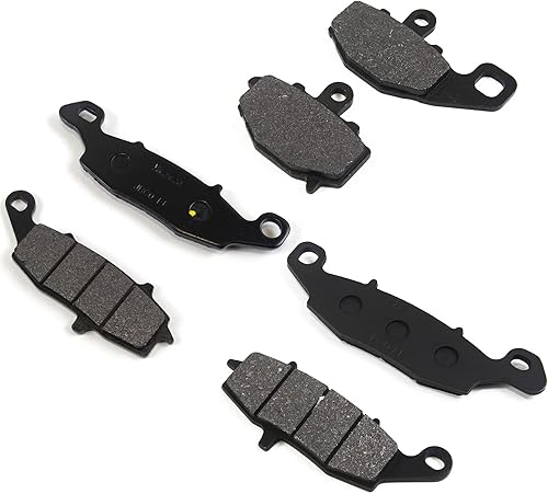 Arashi Pastillas de freno delanteras traseras para Kawasaki Z750S 2005-2007 / Z750 2004-2005 / KLE Versy-s 650 2007-2014 ABS / GPZ1100 95-98 / ER6N