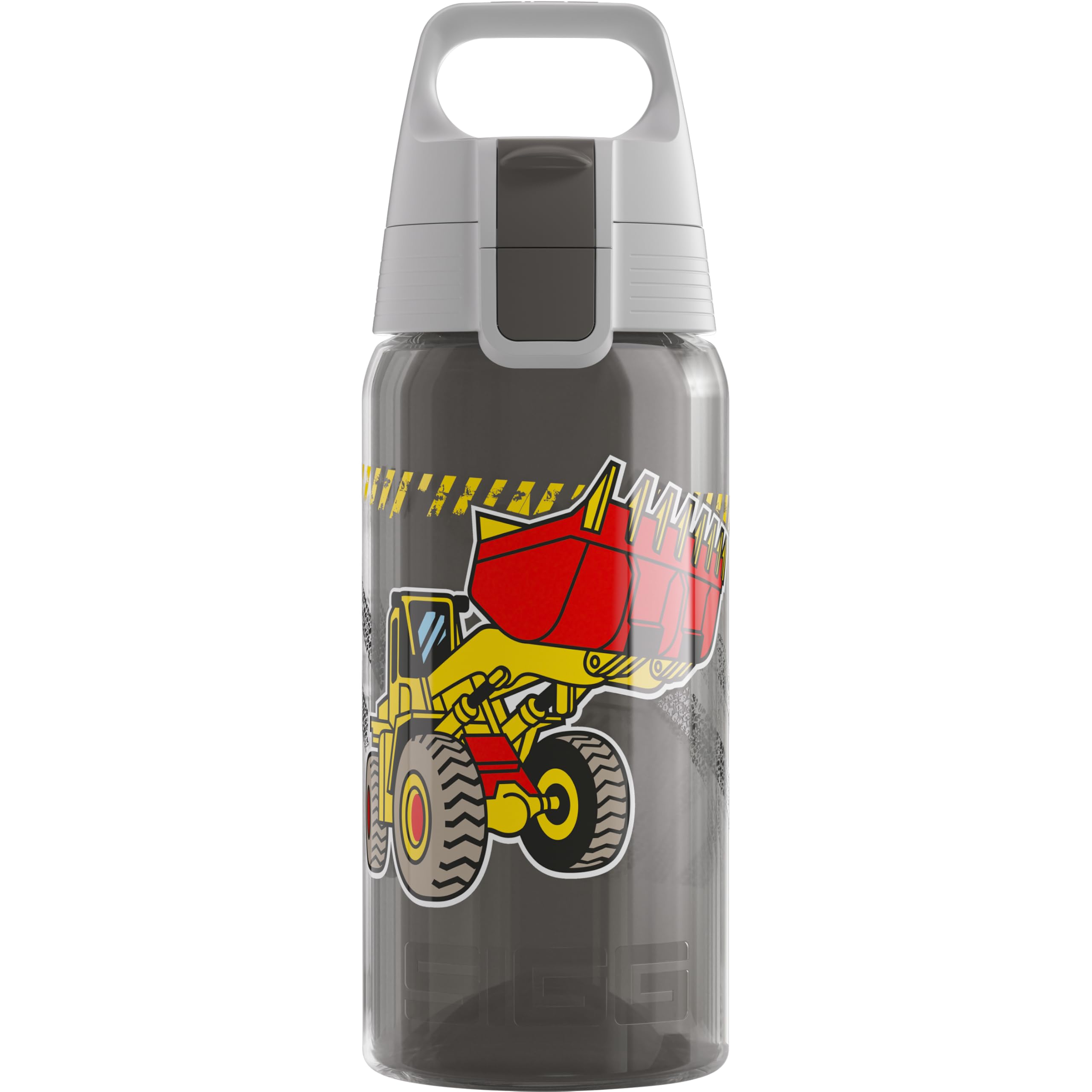 Sigg - Sports Water Bottle For Kids - Viva One Construction - Suitable For Carbonated Drinks - Leakproof - Dishwasher Safe - BPA Free - School & Bike - Grey - 0.5L