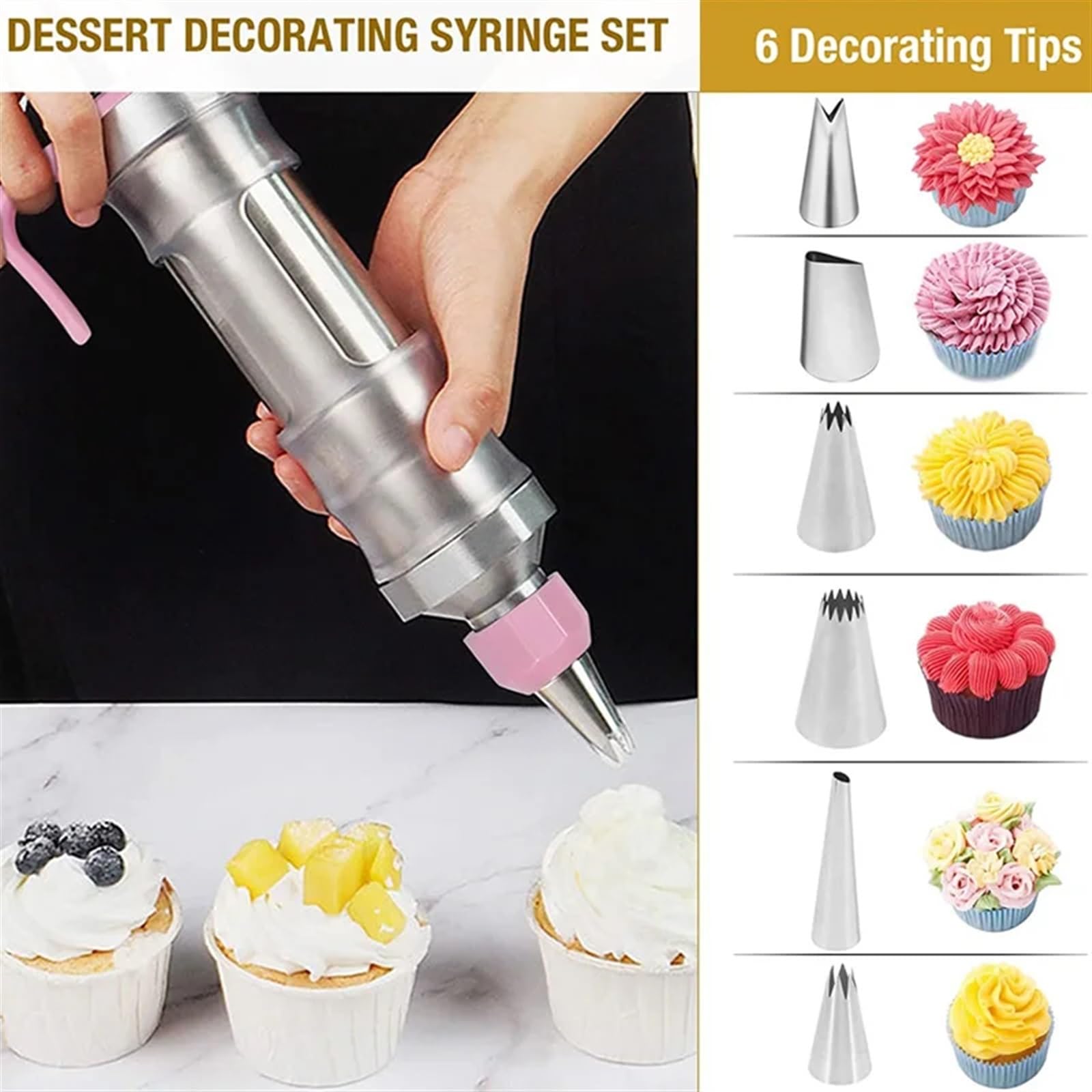 Seringue Patisserie Décoration Pâtisserie Seringue à Dessert