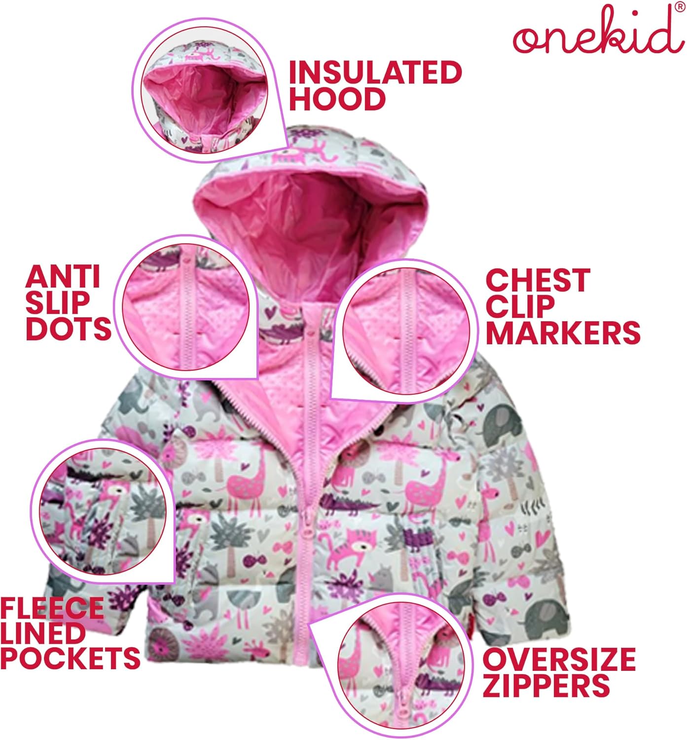 ONE KID The Road Coat Down | Car Seat Safe Winter Jacket | Crash Tested | Unisex | 12 Months-8 Years