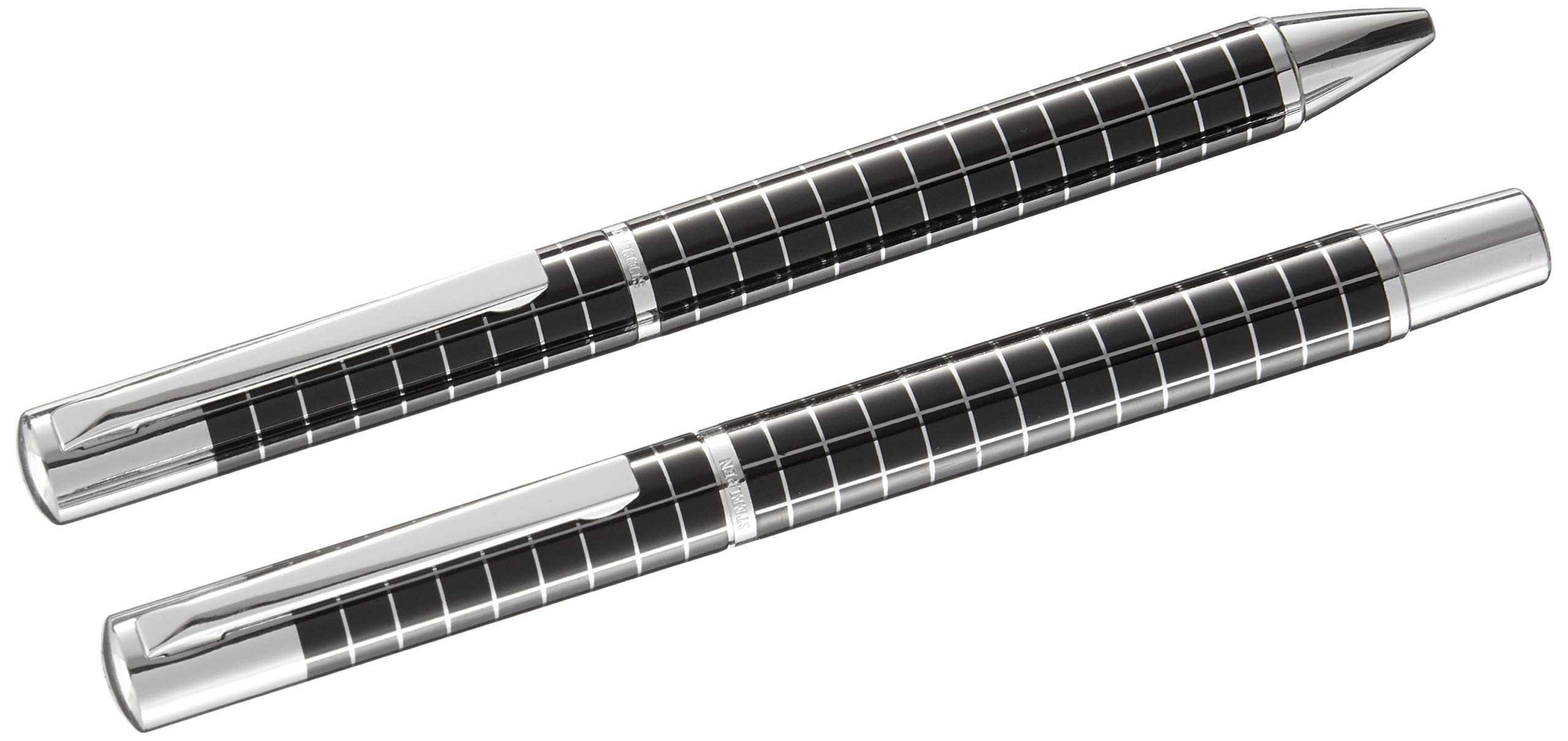 Steelpen Active Serisi 1008DT Lake Siyah Dolma Kalem+Tükenmez Kalem