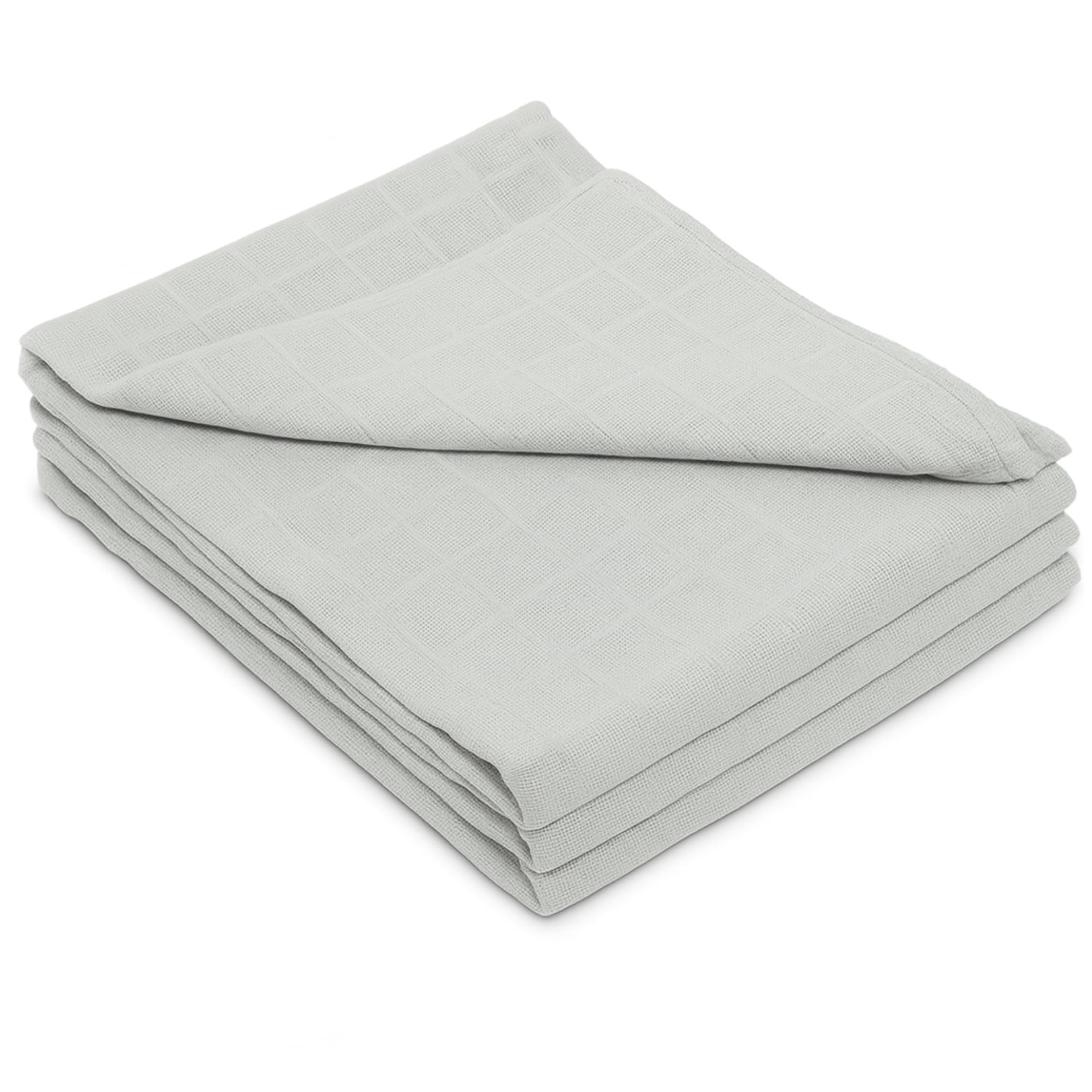 Muslin Cloths for Baby, Baby Muslin Squares, Burp Cloths for Baby Boys & Girls, Swaddle Wrap, Grey, 3 Pack-image-40