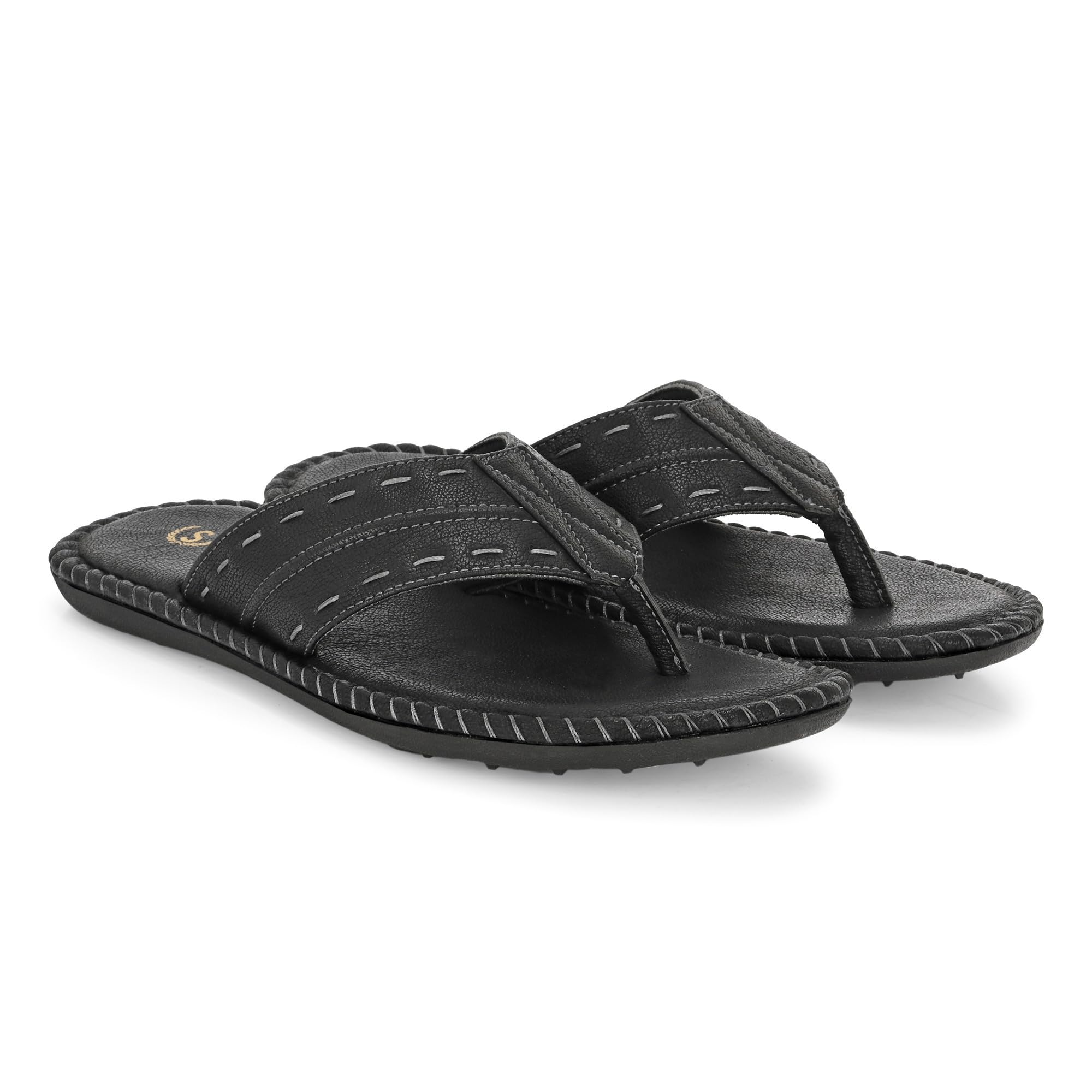 softy vegen Men's Cushioned Casual Thongs, Chappals & Slippers - Breathable Footwear for All Seasons | Soft, Comfortable & Lightweight | Memory foam insole | Everyday Flip Flops for Gents | Non slip sole | Casual and Trendy-picture-29