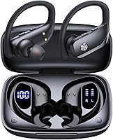 Vista 1 de bmanl Wireless Earbuds Bluetooth Headphones Over Ear Hooks Ear Buds with 80H Playtime, LED Power Display, Dual Mic Clear Calls, Sports Wireless Ear