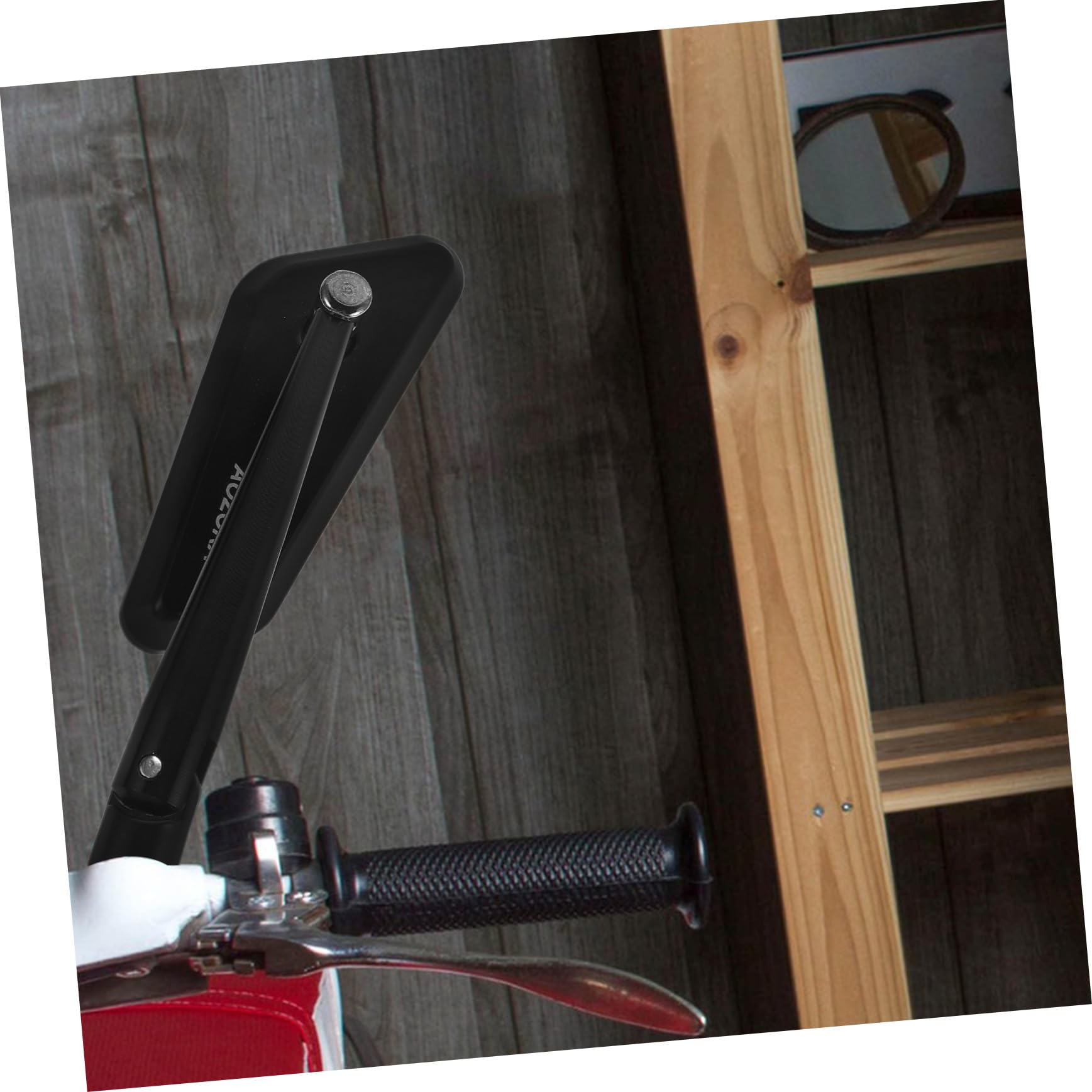 POPETPOP Rétroviseur Moto Convexe pour Guidon Rétroviseur Latéral de Vélo Compatible avec Motos Tout Usage et Scooters