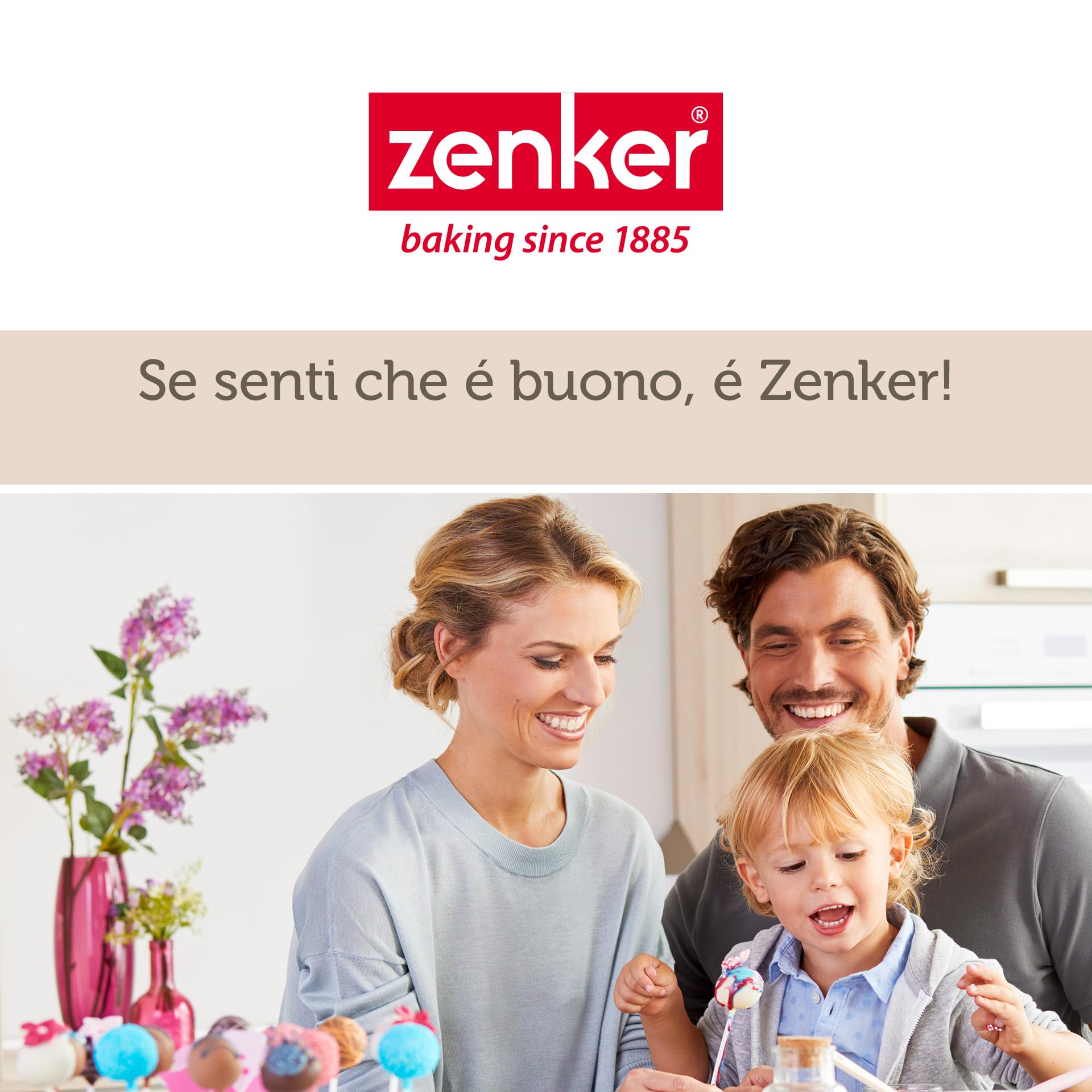 Zenker Caraffa graduata da 0,5 litri in plastica alimentare con scala di misurazione precisa, Caraffa in plastica resistente al calore, adatta a fruste elettriche, lavabile in lavastoviglie