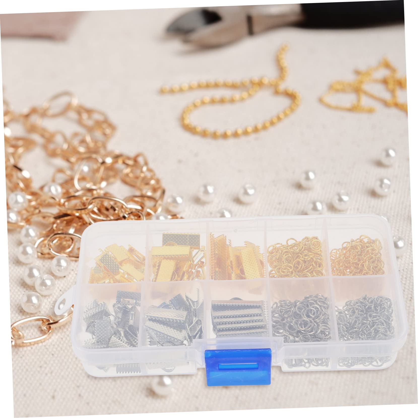 Uonlytech 3 Cajas De Cadena De Extensión Con Hebilla De Langosta Cierres De Langosta Para Hacer Joyas Suministros Para Hacer Joyas Cierres Cierres De Joyería Para Pulseras Cierres De