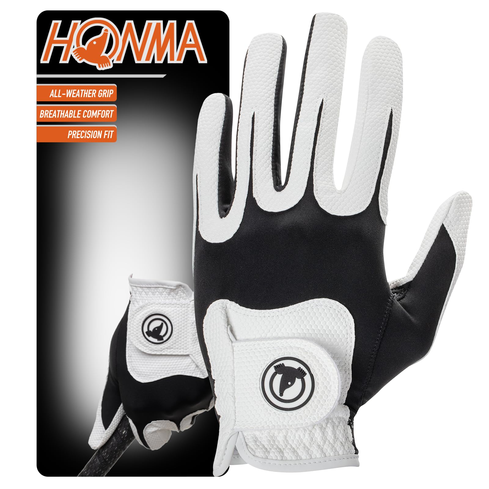 Honma Women's Golf Glove, Left Hand for Right-Handed Golfers, All-Weather