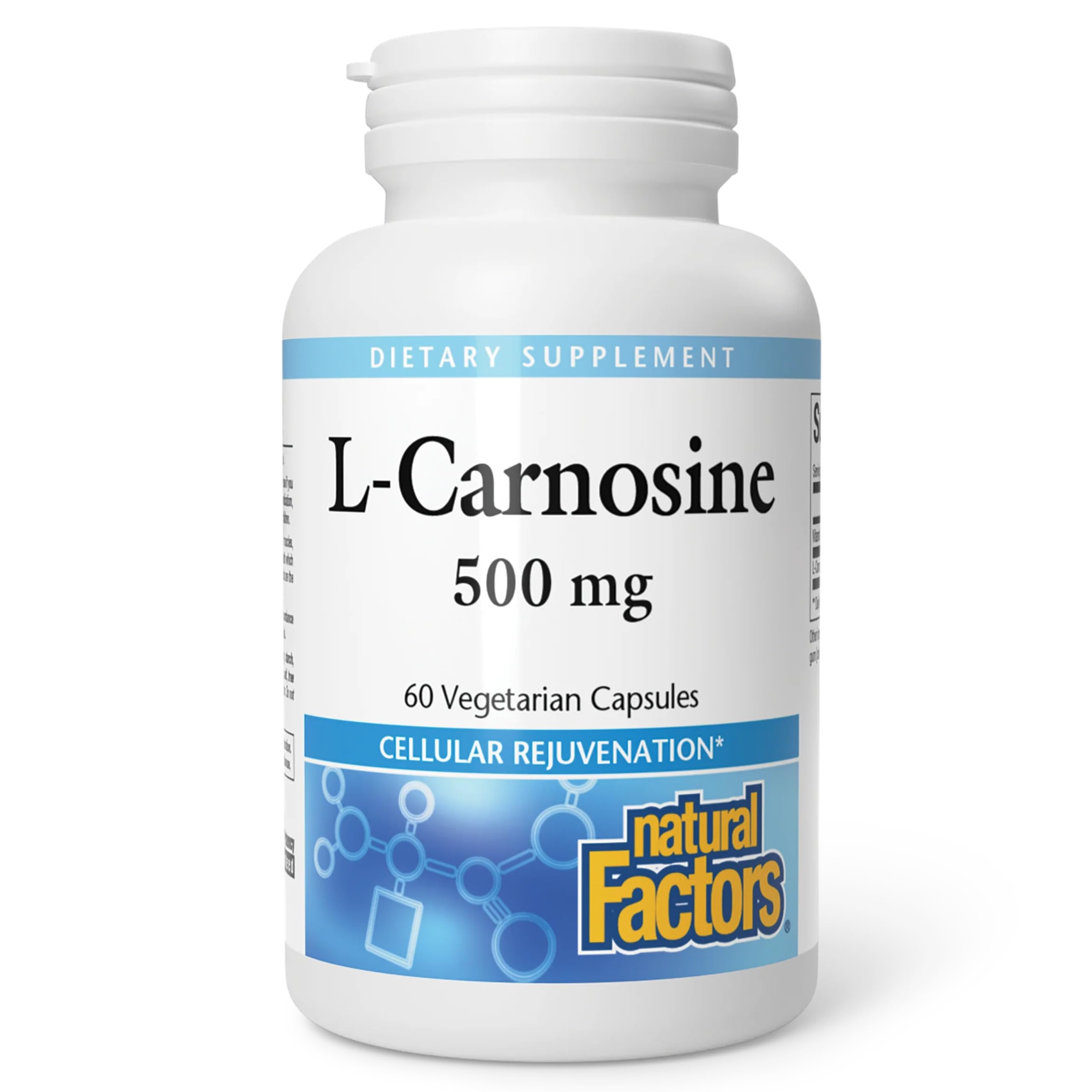 Natural Factors L-Carnosine 500 Mg 60 Capsules