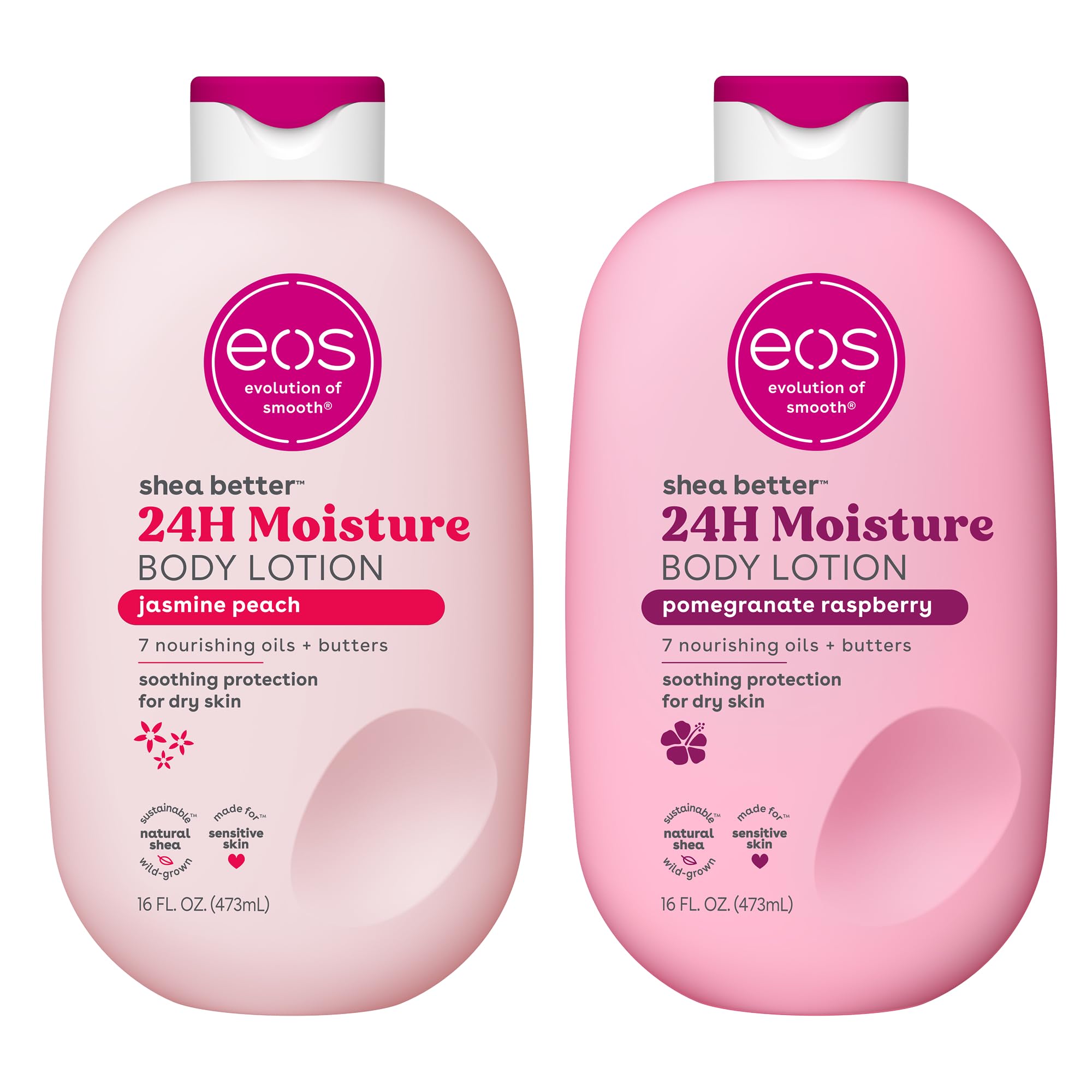 Amazon.com : eos Shea Better Body Lotion Set- Jasmine Peach