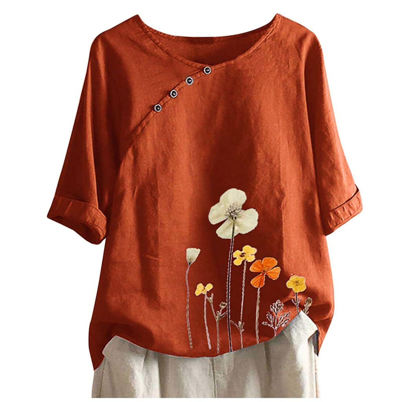 Skang Camisas Mujer Camisa de con Botones para Mujer Vestidos de Fiesta Mujer Elegantes