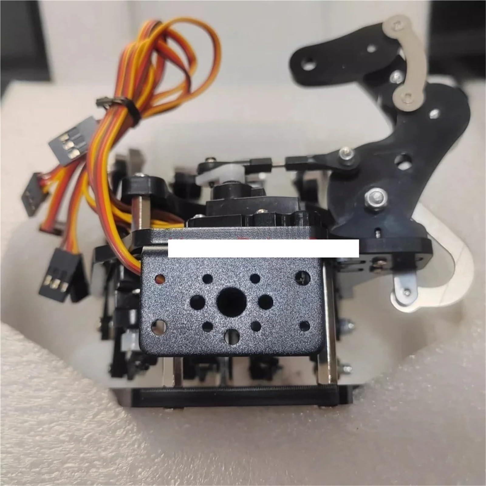 5 DOF pazur ręczny robota z podstawą robot humanoidalny biomimetyczny mechaniczna dłoń 5 palców mechaniczne ramię zmontowany ekspres DIY(Right Hand)