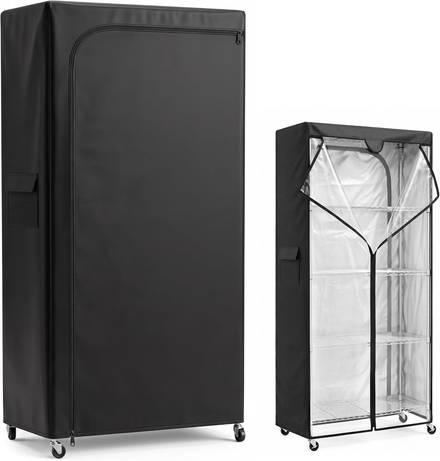 Wire Shelving Cover Fits 36" W x 18" D x 54" H Wire Rack
