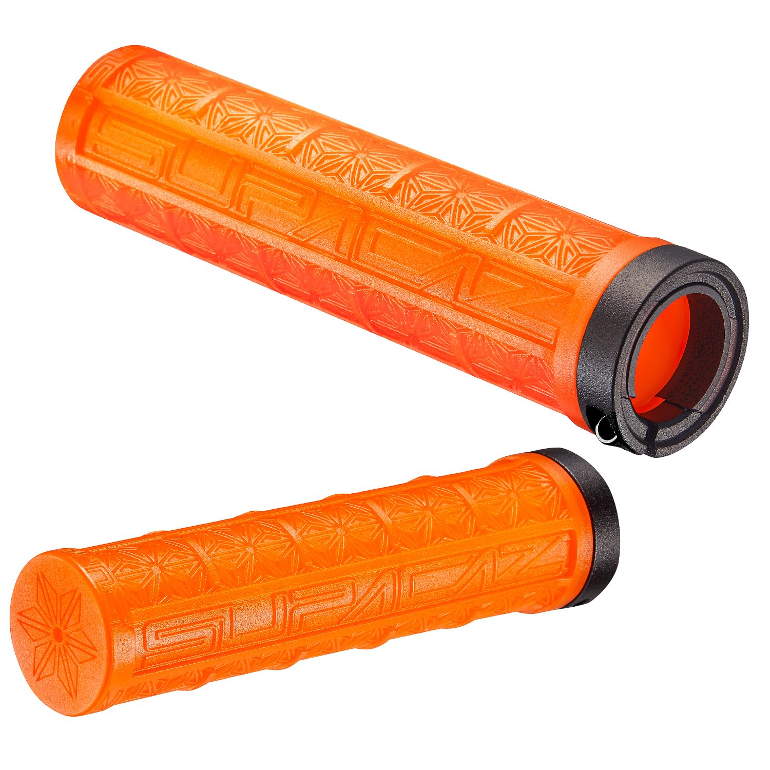 Poignées VTT SUPACAZ Grizip - Lock-On Aluminium - Confort Et Adhérence