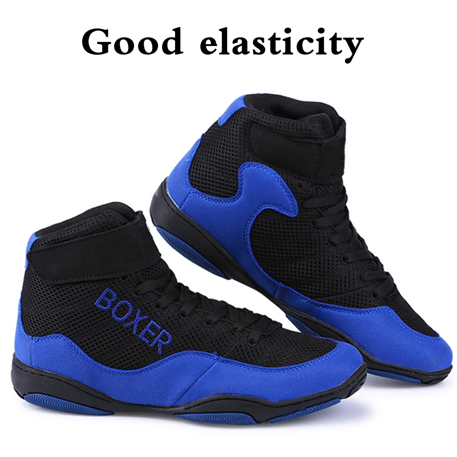 Botas Boxeo Mujer,Zapatillas De Deporte De Boxeo,Core Botas De Lucha,Comodidad Ligero,Respirable Antideslizante,con Malla Transpirable,para Fitness,Deportes,Sanda,CompeticióN,Entrenamiento