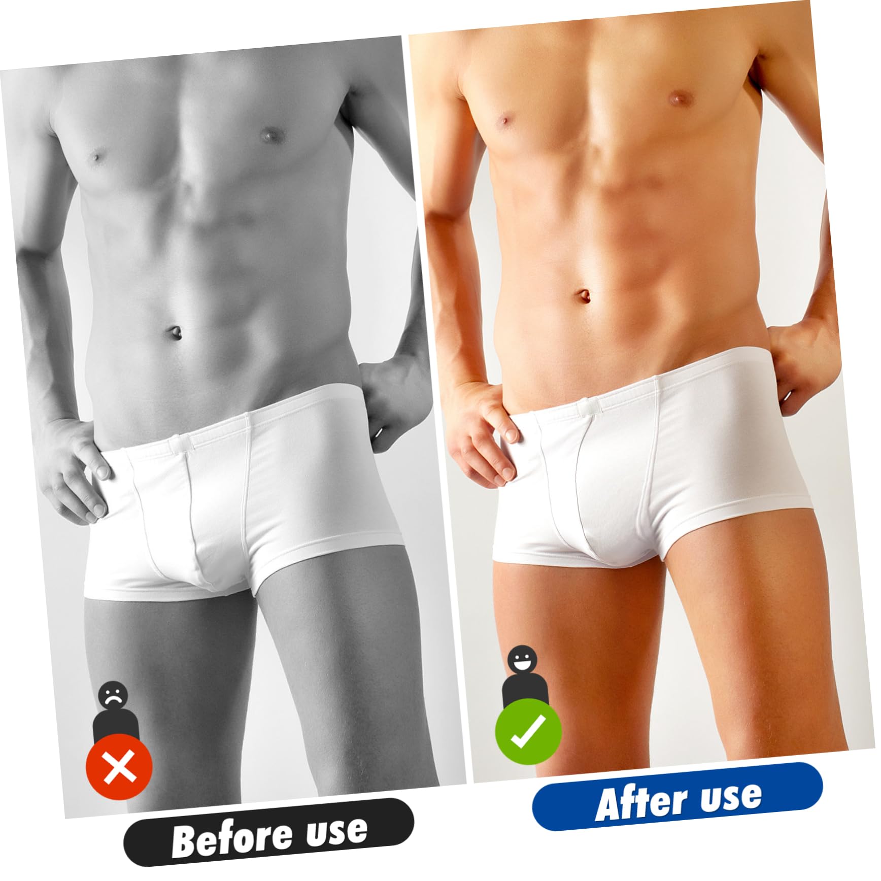 Amosfun 2 piezas pouch push up Pad hombres ampliación Bulge Pouch Bag 3D nadar Trunk ropa interior Pad Protector para bañadores pantalones cortos