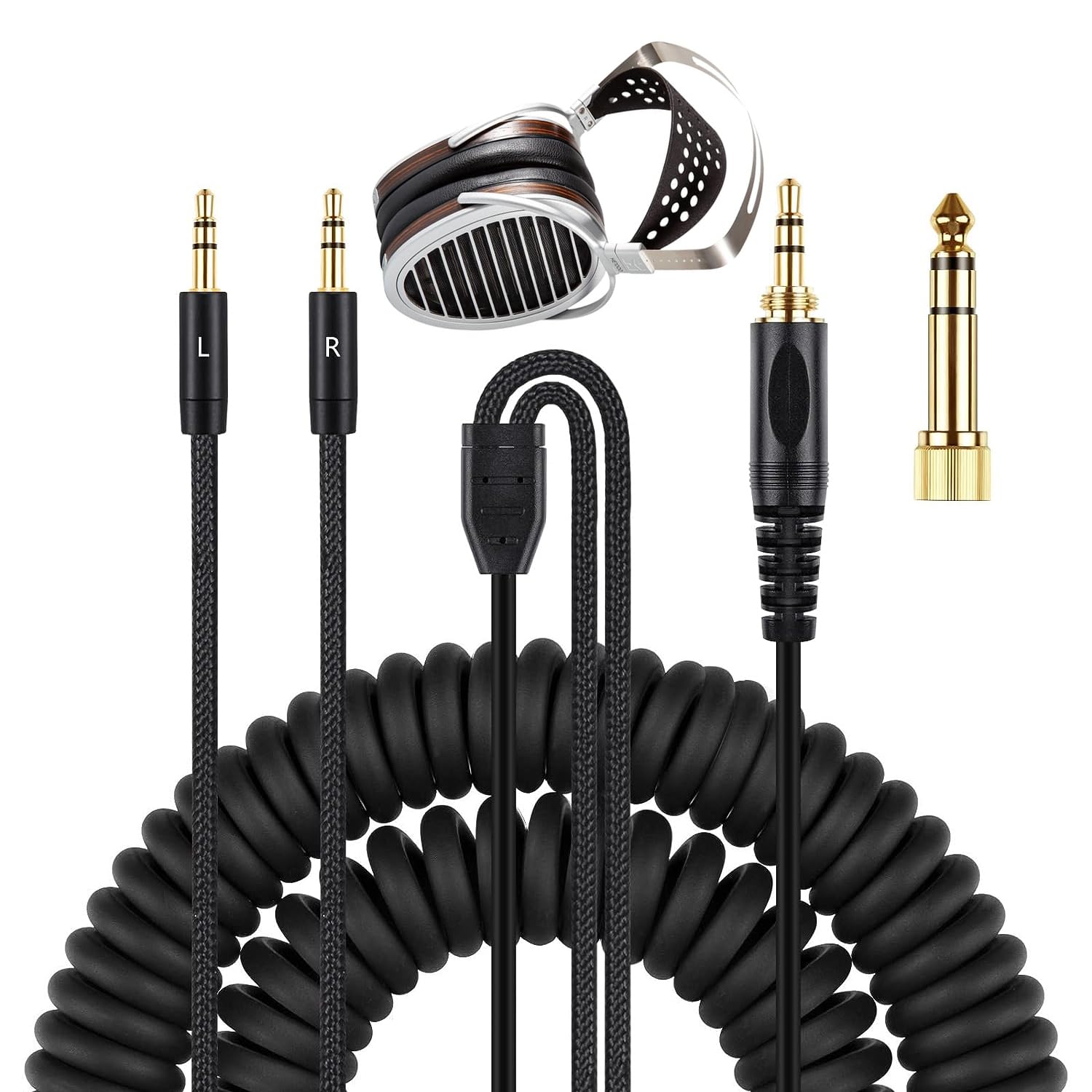 HE400i 有線ヘッドホン ブラック リケーブル Amazon.com: HE400SE Replacement Cable Cord for Hifiman HE4XX