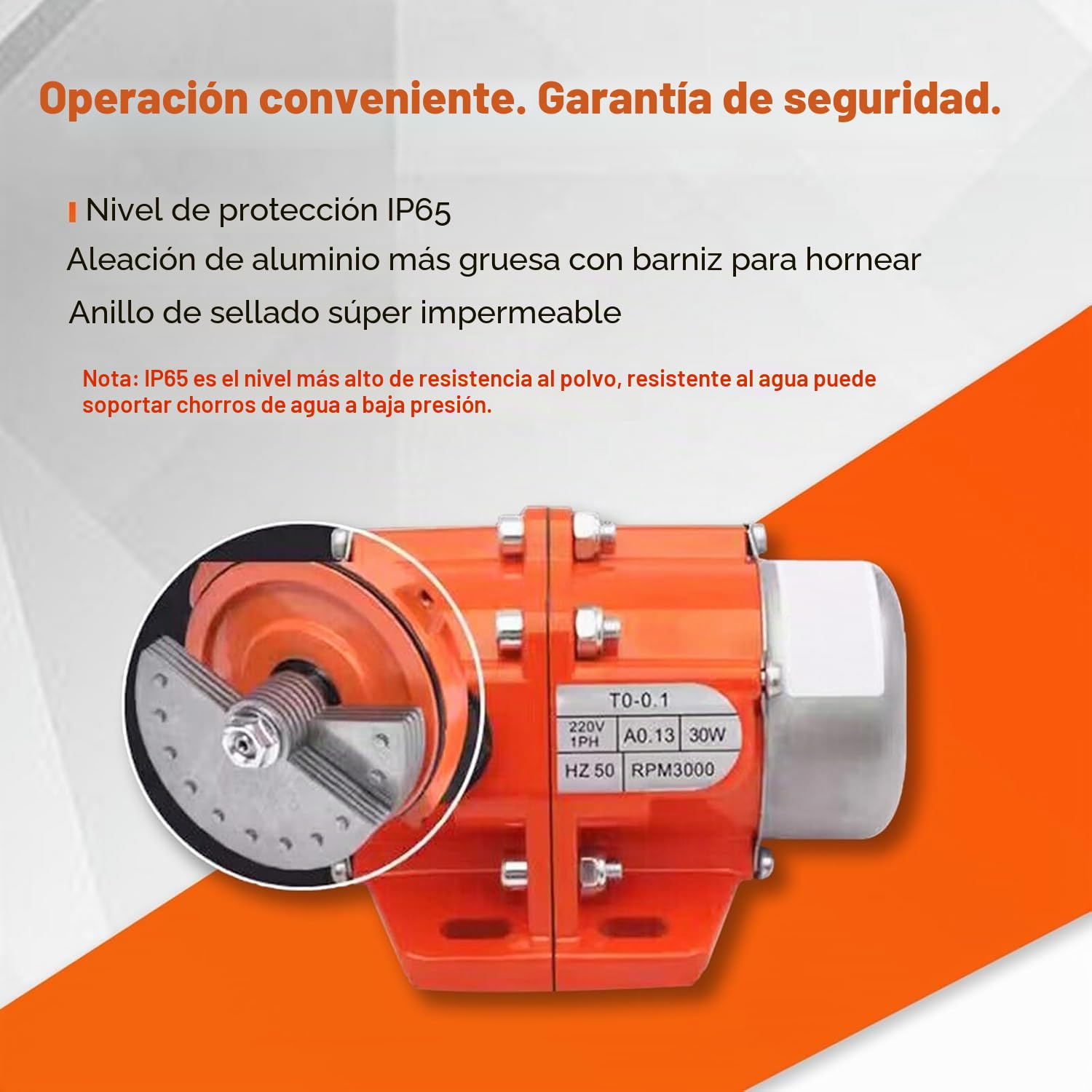 Motor Vibratorio Sin Escobillas DC 30W 4000RPM con Controlador de Velocidad 24V y Fuerza de Vibración Ajustable para Alta Precisión