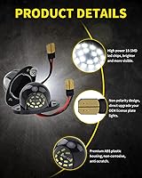 Vista 3 de LED Luces de Matrícula Blancas Brillantes, Conjunto de Lámparas de Reemplazo Compatible con 1994 1995 1996 1997 1998 1999 2000 2001 Dodge RAM 1500