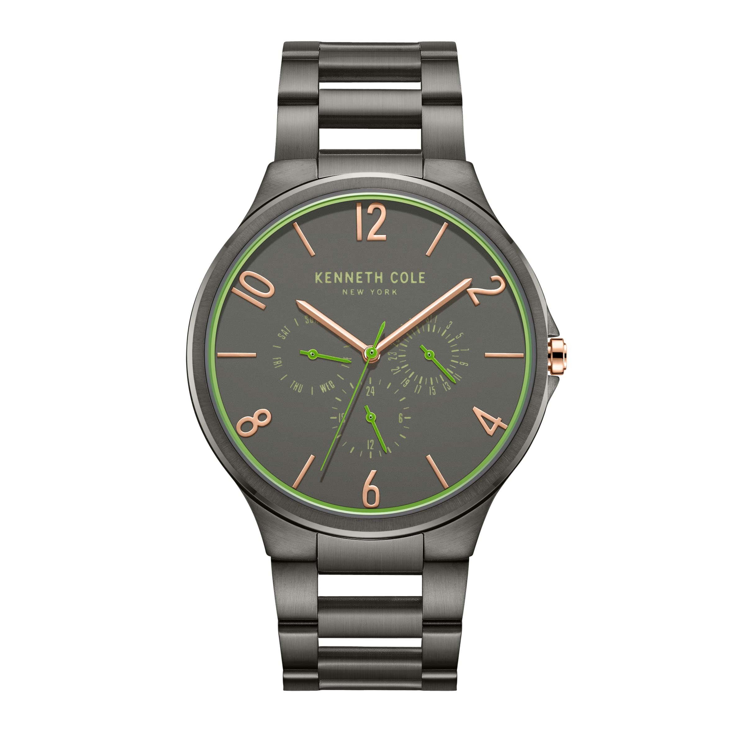Kenneth Cole Analog Green Dial Mens Watch-KCWGK2218804MN (B0B2PQS7WF) Amazon Price History, Amazon Price Tracker