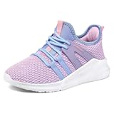Boys Girls Tennis Shoes Kids Lightweight Breathable Sneakers Lace-up Running Athletic Shoes for Toddler&sol;Little Kid&sol;Big Kid