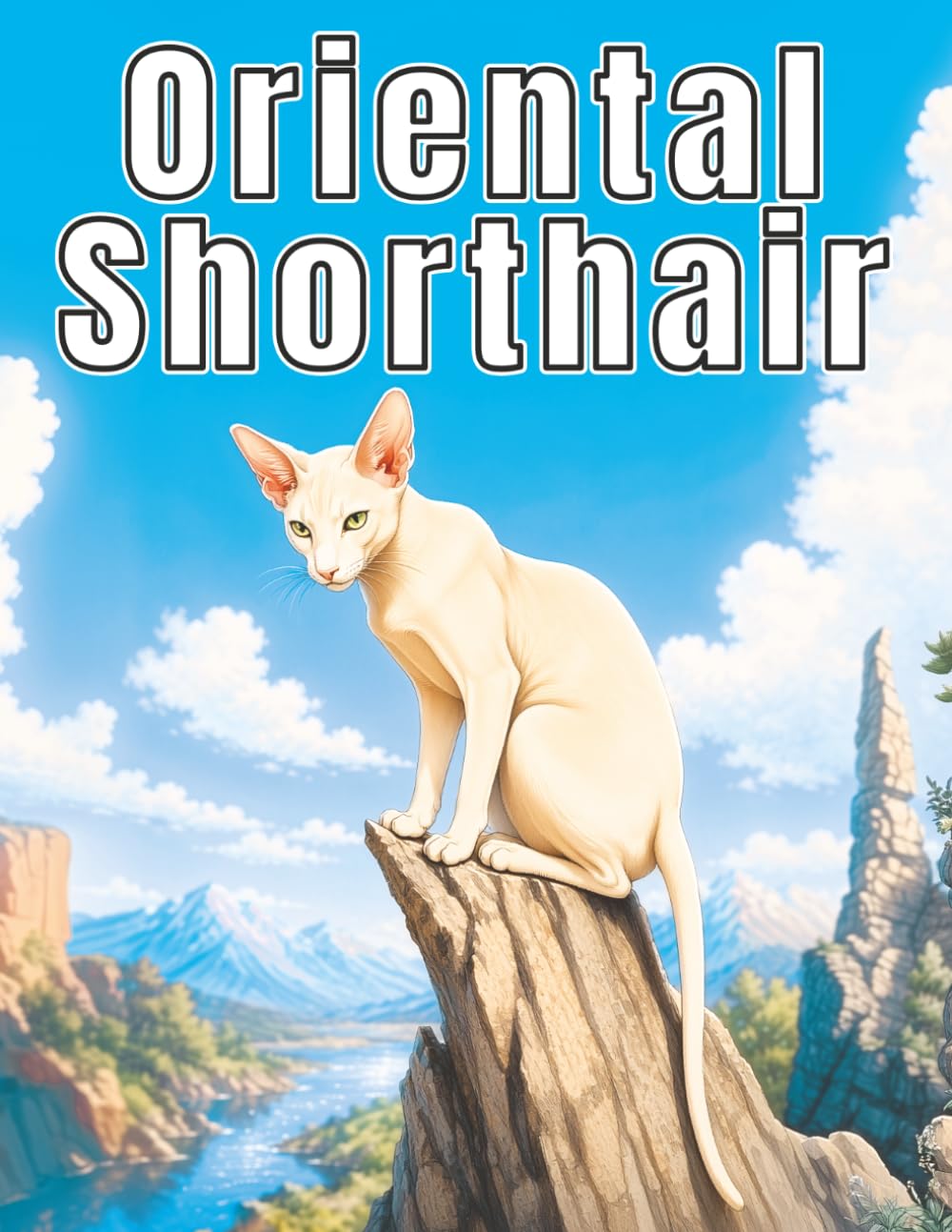 Oriental Shorthair: Elegant and Relaxing Coloring Book Featuring Graceful Cats, Peaceful Moments, Cozy Scenes, and Mindful Creative Fun for Cat Lovers (My Cute Cats Collection)