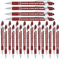 Vista 94 de 10 bolígrafos personalizados a granel, bolígrafo personalizado, bolígrafo grabado con nombre, logotipo, lápiz capacitivo para pantallas táctiles, a