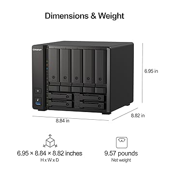 【高性能NAS】QNAP TS-h973AX-32G ＋ HDD4TB2台＋α TS-h973AX | Enhance business productivity using the quad