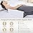 Touchutopia Wedge Pillow for Sleeping, Side Sleeper Body Back Positioners for Back Pain, Preventing Bedsores, After Surgery, Pregnancy Support, Ankle Support, Bed Wedge Pillow for Side Sleepers