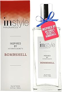 Instyle Fragrances Inspired by Victoria's Secret's Bombshell, Women’s Eau de Toilette, CLEAN, Vegan, Paraben-Free, Never Tested on Animals, 3.4 Fluid Ounces