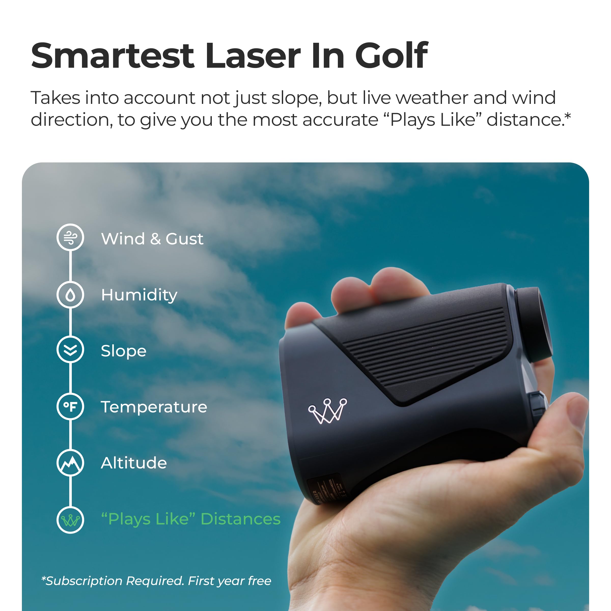 Arccos Intelligenter Laser-Entfernungsmesser