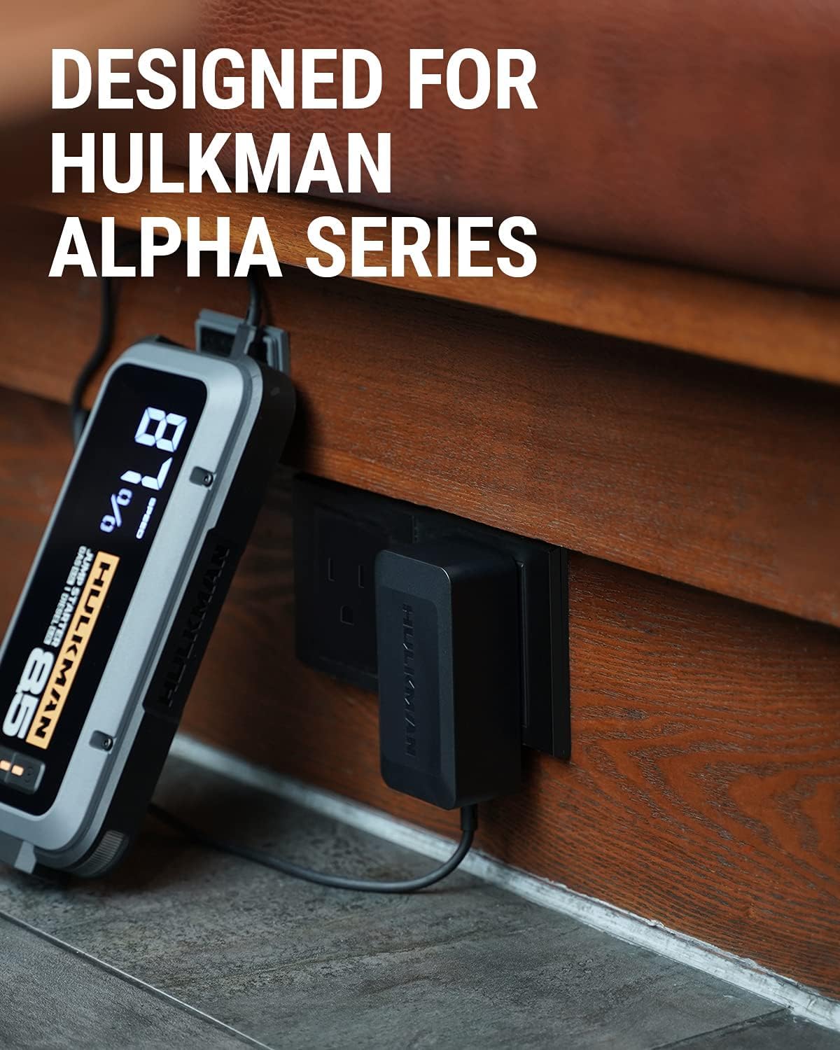 Hulkman SC1.0 65W Cargador de Pared, Carga Rápida para Arrancadores Alpha y Alpha Pro Series