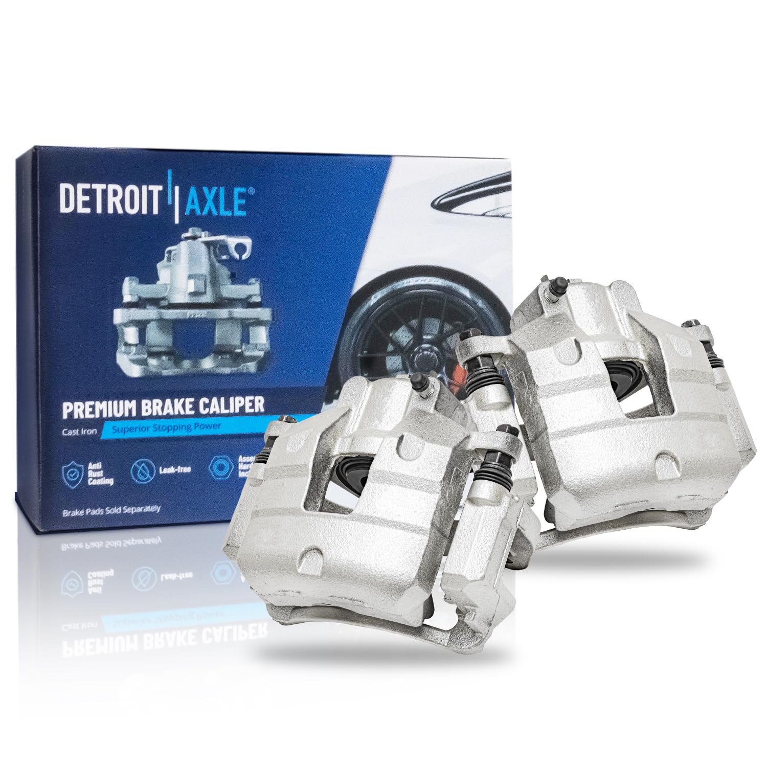 Detroit Axle - Front Brake Calipers for Chevrolet Equinox Malibu Trax