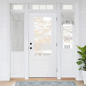 RYB HOME 100% Blackout Curtains for Small Window, Linen Textured Blend Insulating Privacy French Door Curtains Tie Up Shades for Kitchen Storage Cabinet Basement, W 12 x L 40, Light Grey, 1 Panel