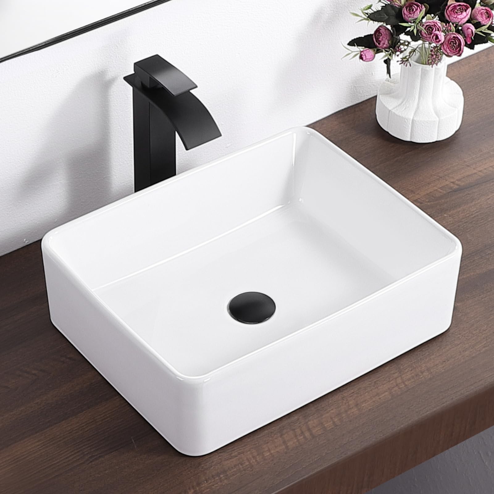 a-chan　0527 Bathroom Vessel Sink Rectangle-KARAMAG 19x15 Inch Bathroom