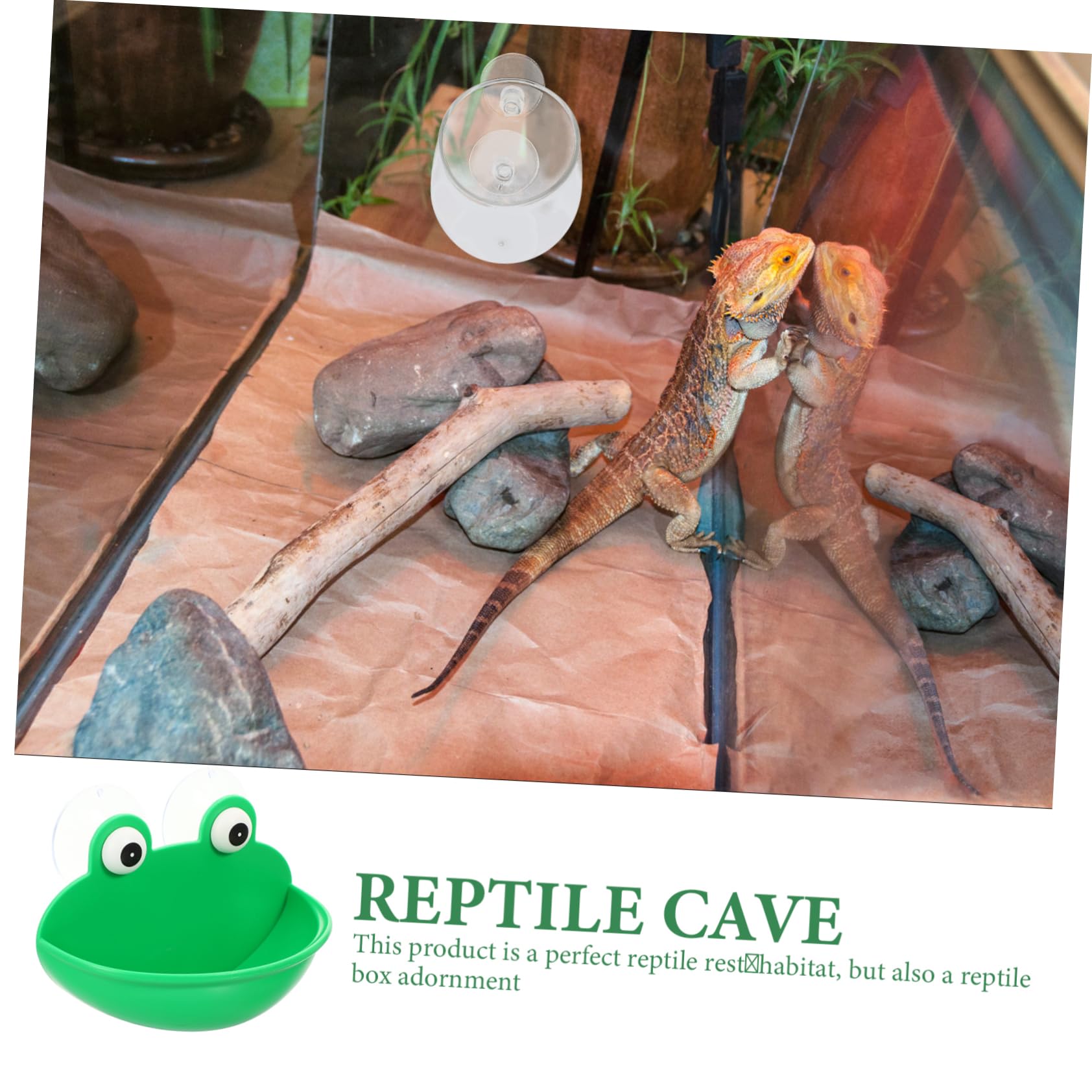 6stücke Reptilien Ruheplattform Für Terrarium Amphibien Lebensraum Dekoration Langlebige Und Pflegeleichte Naturstein- Für Frösche Kröten Und Geckos