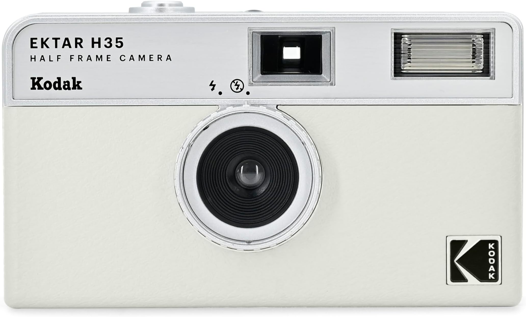 – EKTAR H35 Half Frame Film Camera (Off-white, Single)