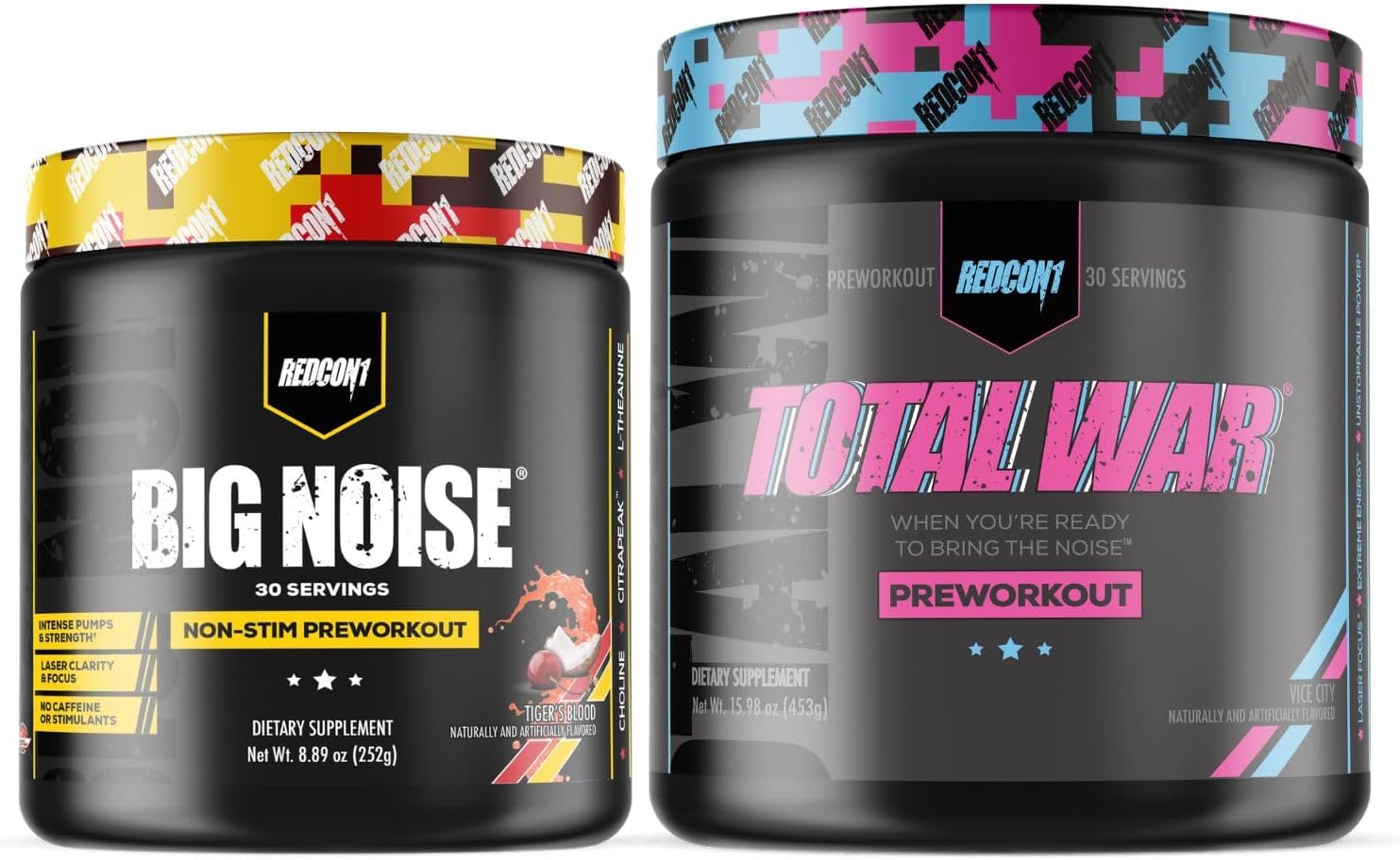 REDCON1 Total War Preworkout (Vice City) & Big Noise Non