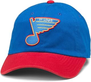 AMERICAN NEEDLE Unisex Officially Licensed NHL National Hockey League Adjustable Buckle Strap Baseball Hat