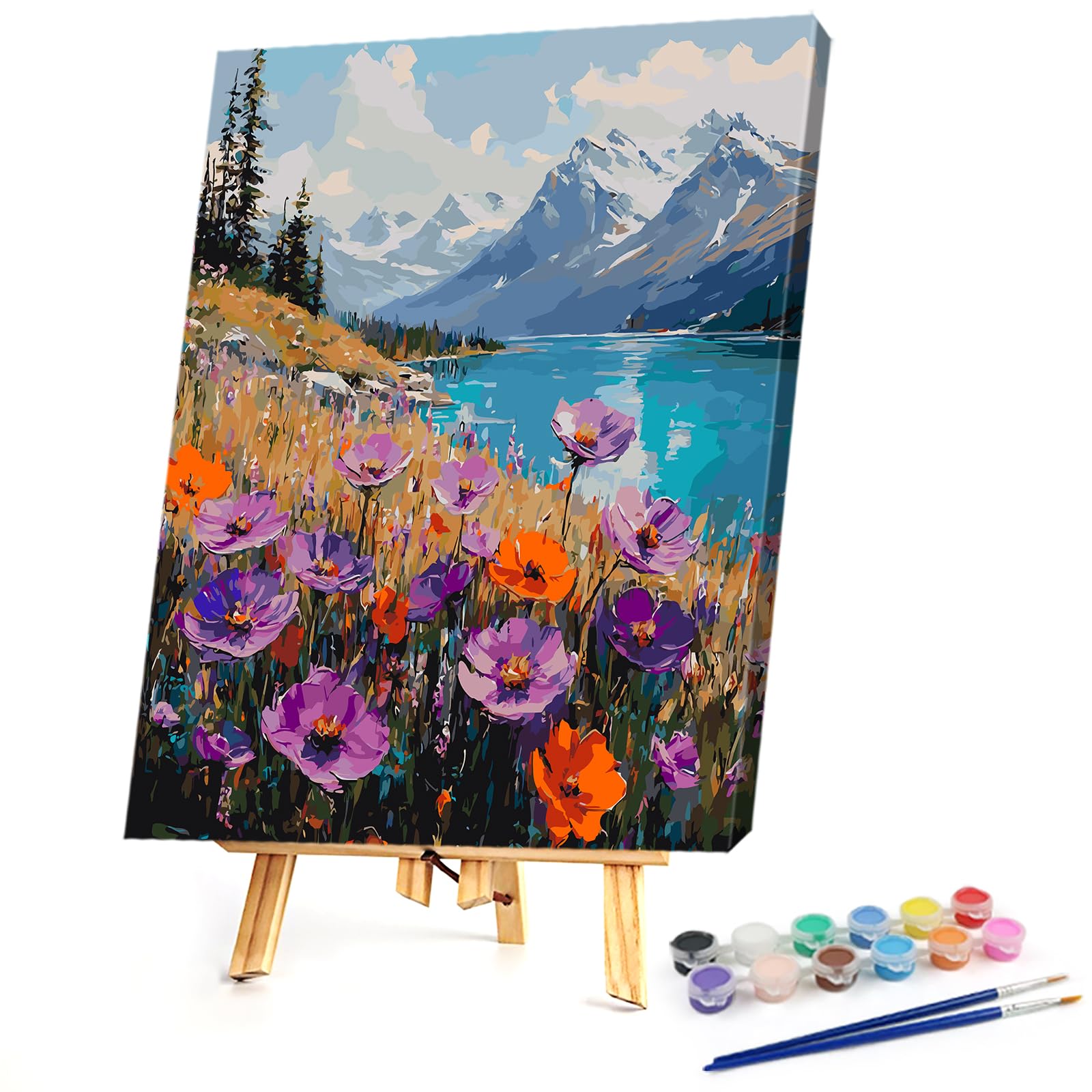 Paint by Numbers for Adults Landscape 16x20in Frameless Canvas