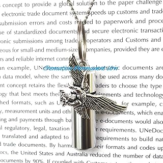 Cremation Permanent Urn Eagle Cremation Necklace, Ashes Holder, Memorial Necklace, Silver Eagle Cremation Locket,Cremation Jewelry,Keepsake urn,urns for Ashes