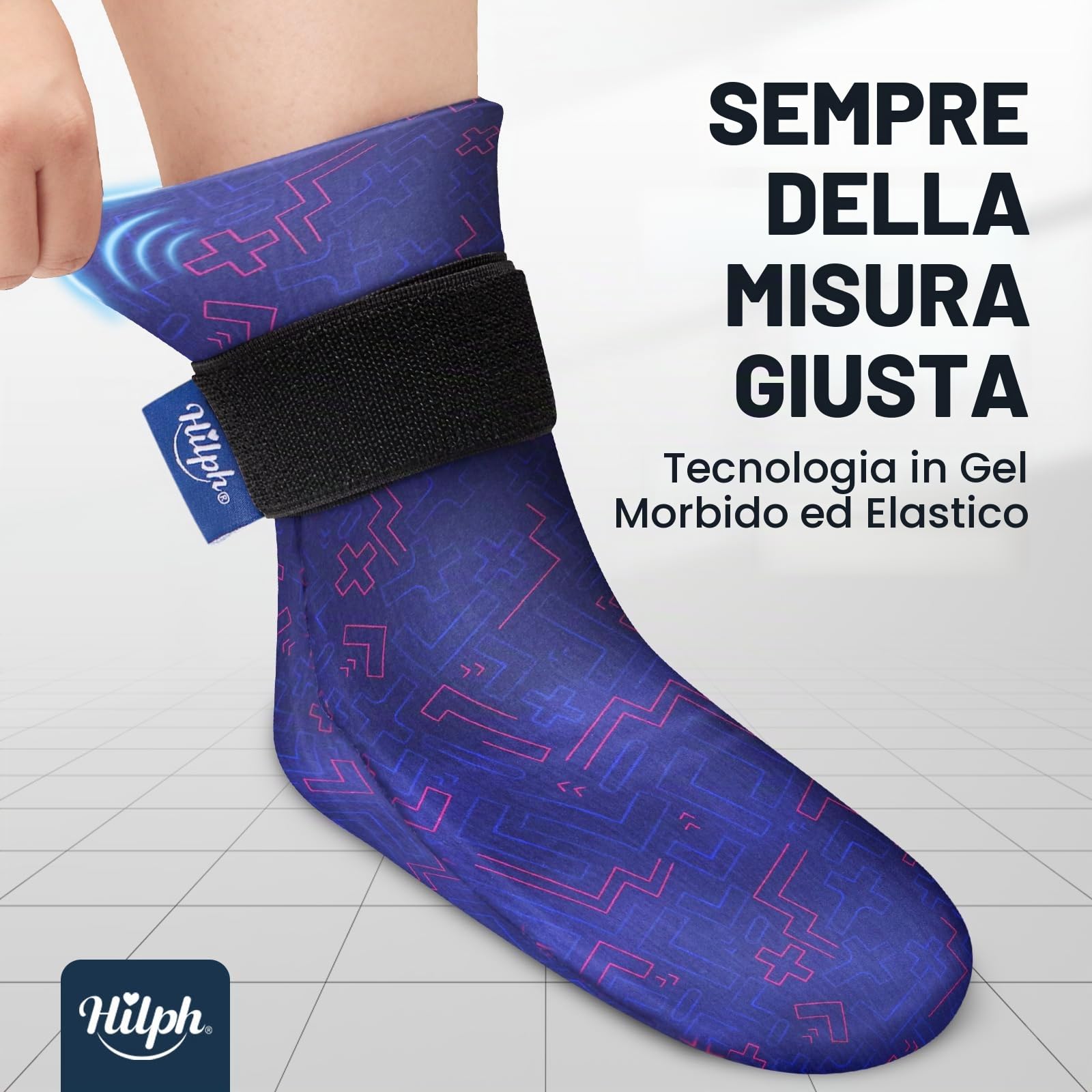 Hilph Calze refrigeranti per piedi per gonfiore e fascite plantare, guanti refrigeranti chemioterapia, scarpe refrigeranti per piedi neuropatia, chemio, tendinite Achille, gonfiore del piede