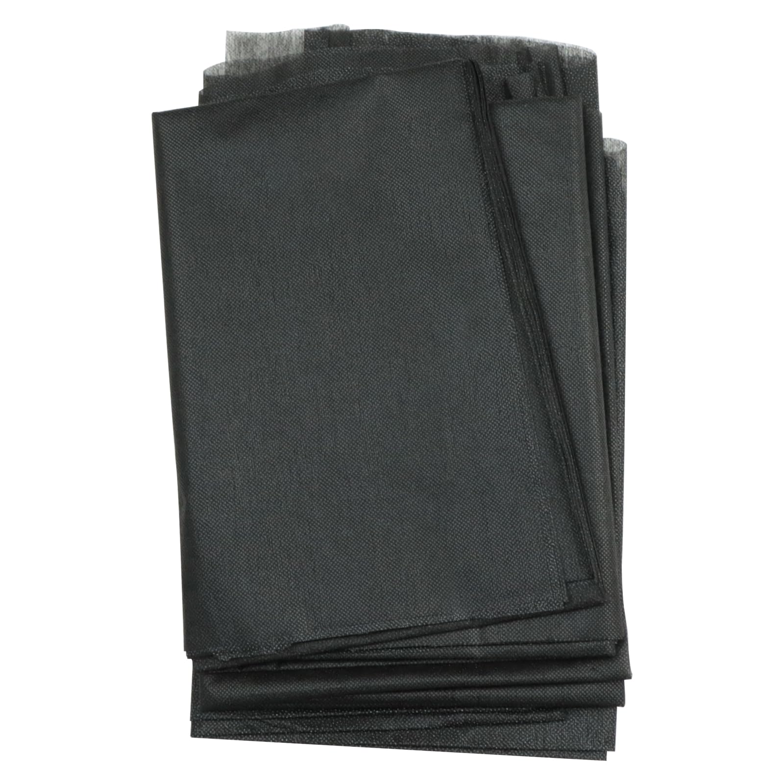 TEUYOE 100×200cm Interfacing for Sewing Iron On, Black Iron On Interfacing
